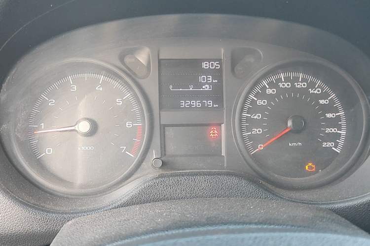 Used Peugeot 301 2018 1.6L Manual Comfort Edition Odometer Close Up