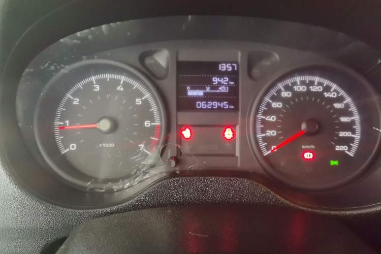 Used Peugeot 301 2018 1.6L Manual Comfort Edition Odometer Close Up