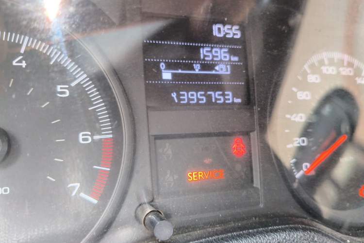 Used Peugeot 301 2018 1.6L Manual Comfort Edition Odometer Close Up