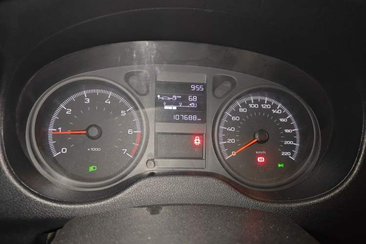 Used Peugeot 301 2018 1.6L Manual Comfort Edition Odometer Close Up