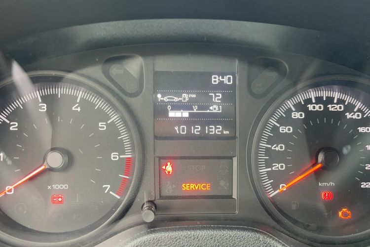 Used Peugeot 301 2018 1.6L Manual Comfort Edition Odometer Close Up