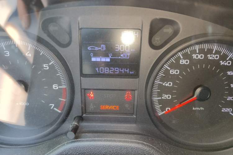 Used Peugeot 301 2018 1.6L Manual Comfort Edition Odometer Close Up