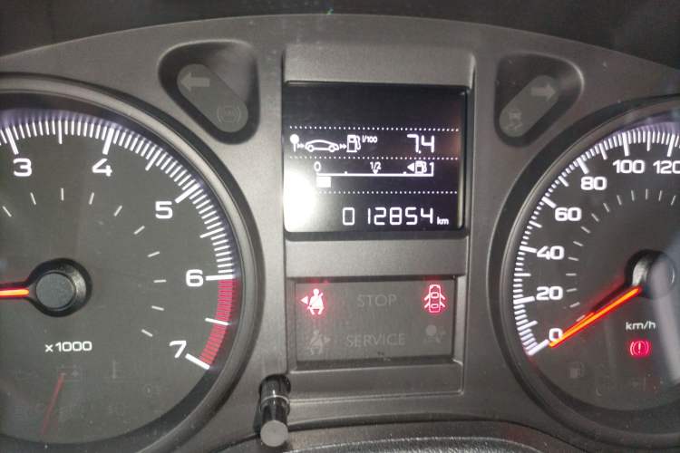 Used Peugeot 301 2018 1.6L Manual Comfort Edition Odometer Close Up