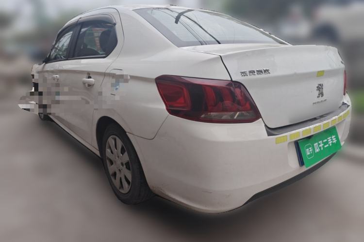 Used Peugeot 301 2018 1.6L Automatic Comfort Edition Rear Left 45 Deg
