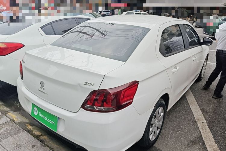 Used Peugeot 301 2018 1.6L Manual Comfort Edition Rear Right 45 Deg