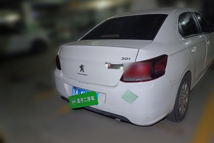 Used Peugeot 301 2018 1.6L Manual Comfort Edition Rear Right 45 Deg