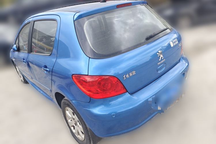 Used Peugeot 307 2008 Hatchback 1.6L Manual Deluxe Edition Rear Left 45 Deg