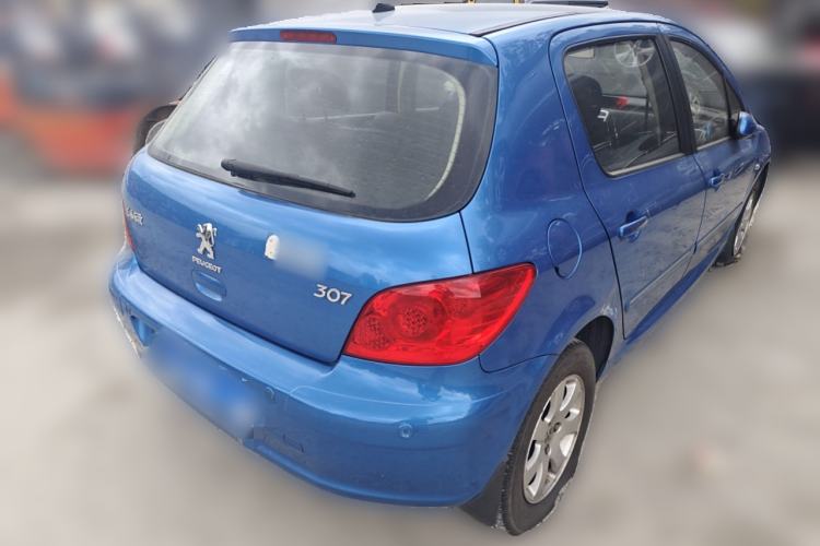Used Peugeot 307 2008 Hatchback 1.6L Manual Deluxe Edition Rear Right 45 Deg