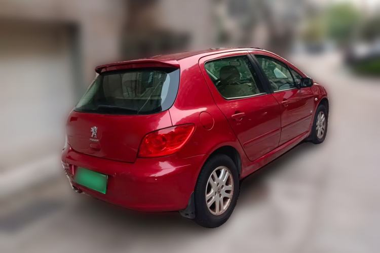 Used Peugeot 307 2008 Hatchback 2.0L Automatic Elegant Edition Rear Right 45 Deg