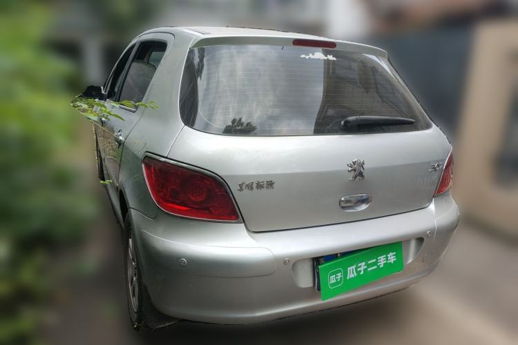 Used Peugeot 307 2008 Hatchback 1.6L Automatic Deluxe Edition Rear Left 45 Deg