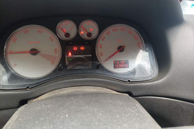 Used Peugeot 307 2009 Sedan 1.6L Manual Allure Edition Odometer Close Up