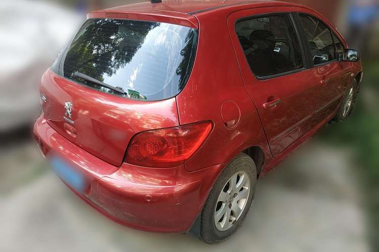 Used Peugeot 307 2009 Hatchback 1.6L Automatic Elite Edition Rear Right 45 Deg
