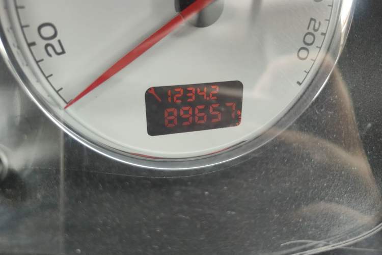 Used Peugeot 307 2009 Sedan 1.6L Manual Allure Edition Odometer Close Up