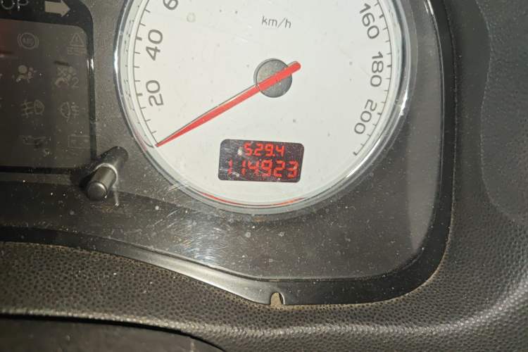 Used Peugeot 307 2010 Sedan 1.6L Automatic Comfort Edition Odometer Close Up