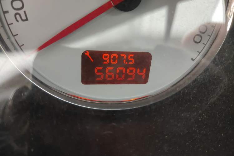 Used Peugeot 307 2010 Hatchback 1.6L Automatic Comfort Edition Odometer Close Up