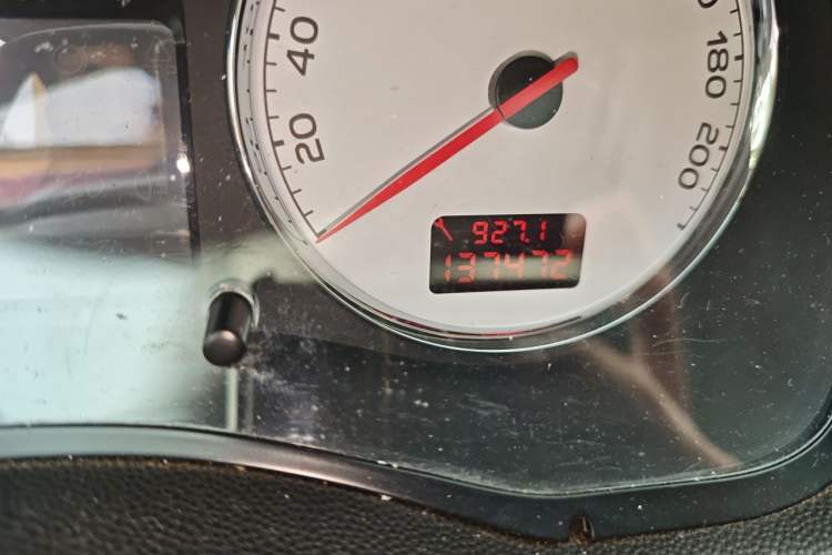 Used Peugeot 307 2010 Hatchback 1.6L Automatic Comfort Edition Odometer Close Up