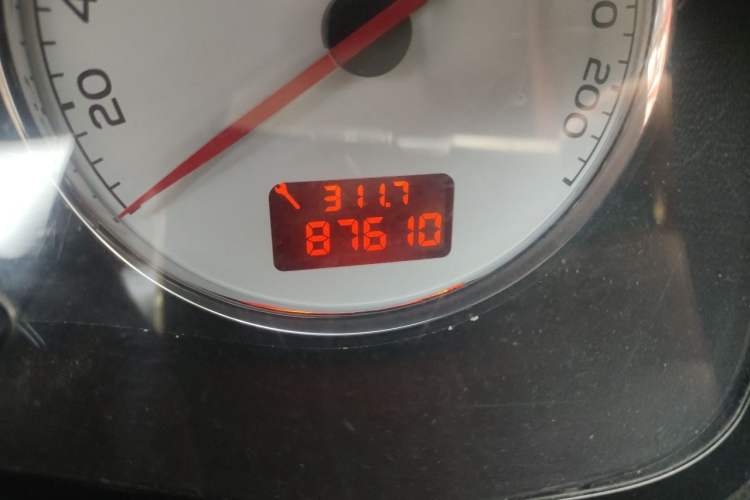 Used Peugeot 307 2010 Hatchback 1.6L Automatic Comfort Edition Odometer Close Up