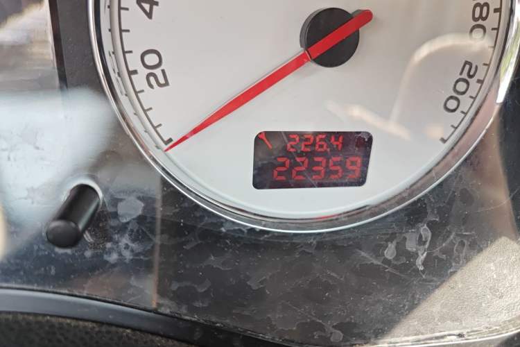 Used Peugeot 307 2010 Sedan 1.6L Manual Comfort Edition Odometer Close Up