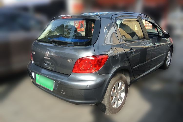 Used Peugeot 307 2010 Hatchback 1.6L Automatic Comfort Edition Rear Right 45 Deg