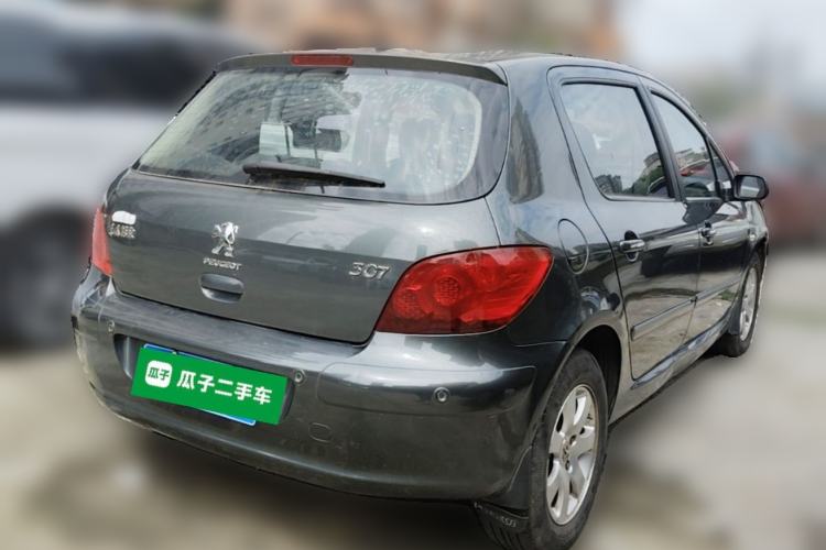 Used Peugeot 307 2010 Hatchback 1.6L Automatic Comfort Edition Rear Right 45 Deg