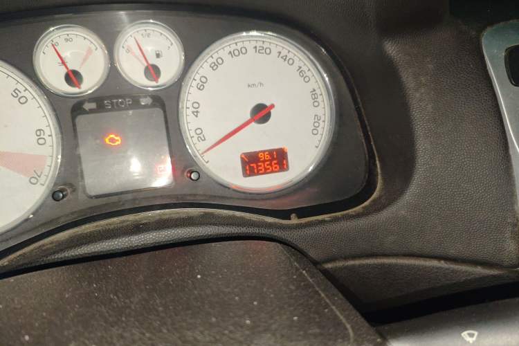 Used Peugeot 307 2010 Sedan 1.6L Manual Comfort Edition Odometer Close Up