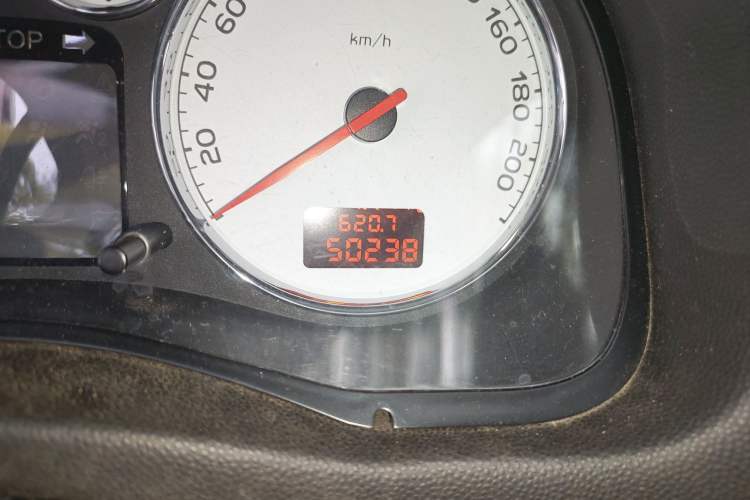 Used Peugeot 307 2010 Hatchback 1.6L Automatic Comfort Edition Odometer Close Up