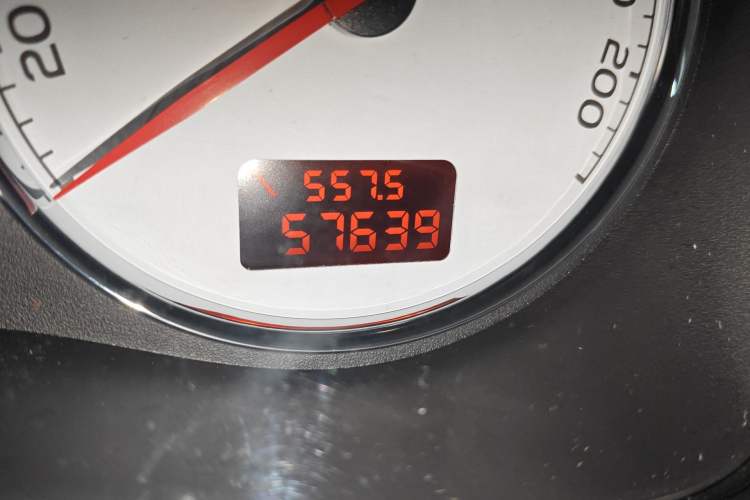 Used Peugeot 307 2010 Sedan 1.6L Automatic Comfort Edition Odometer Close Up