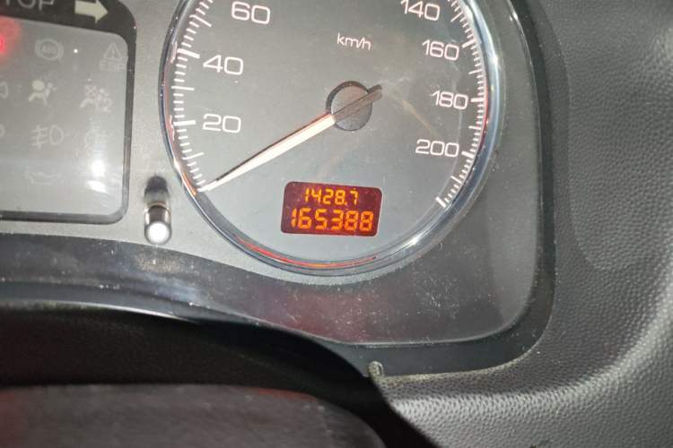 Used Peugeot 307 2010 Hatchback 1.6L Automatic Comfort Edition Odometer Close Up