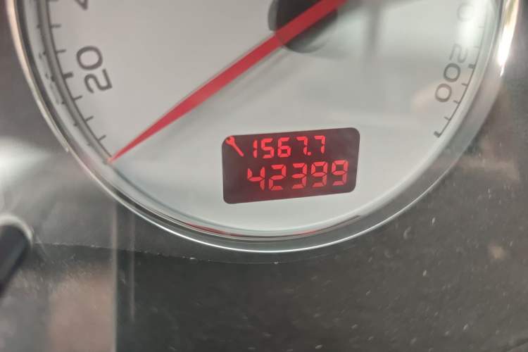Used Peugeot 307 2010 Hatchback 1.6L Automatic Comfort Edition Odometer Close Up