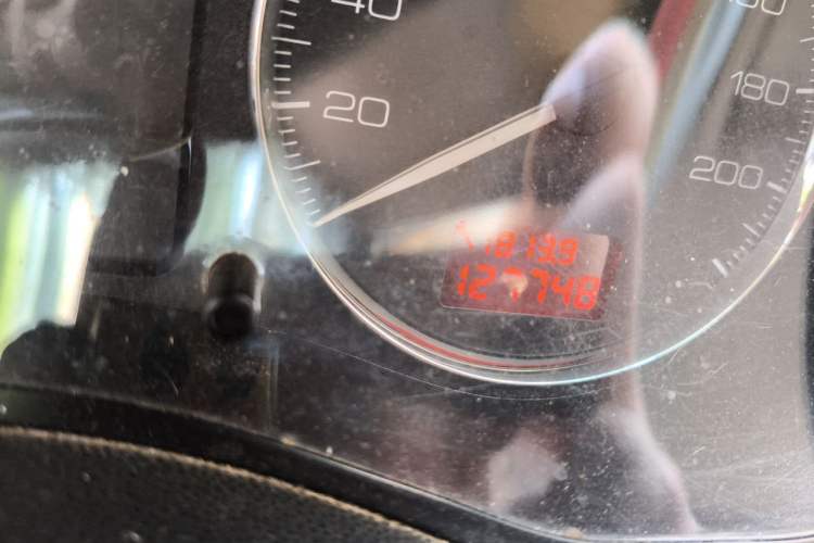 Used Peugeot 307 2010 Hatchback 1.6L Automatic Comfort Edition Odometer Close Up
