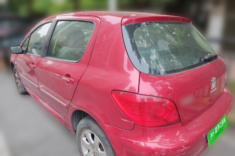 Used Peugeot 307 2010 Hatchback 1.6L Manual Comfort Edition Rear Left 45 Deg