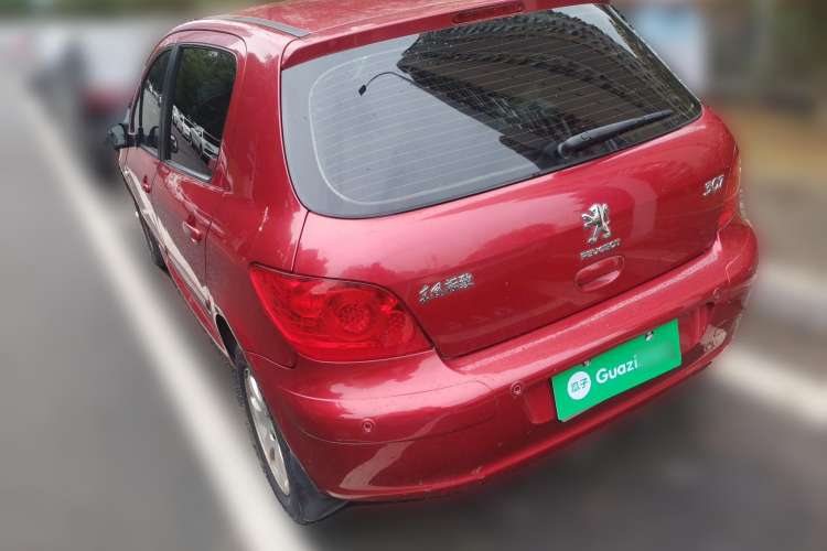Used Peugeot 307 2010 Hatchback 1.6L Automatic Comfort Edition Rear Left 45 Deg