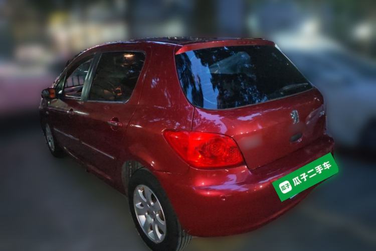Used Peugeot 307 2010 Hatchback 1.6L Automatic Comfort Edition Rear Left 45 Deg