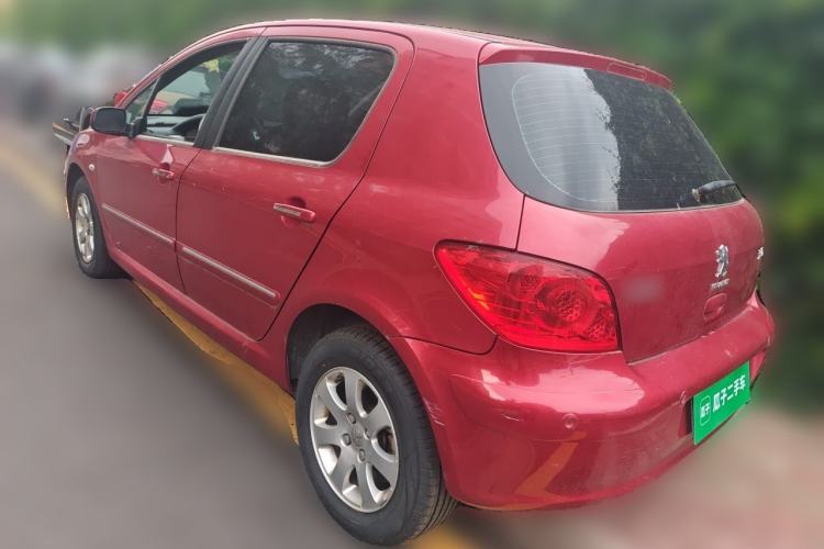 Used Peugeot 307 2010 Hatchback 1.6L Automatic Comfort Edition Rear Left 45 Deg