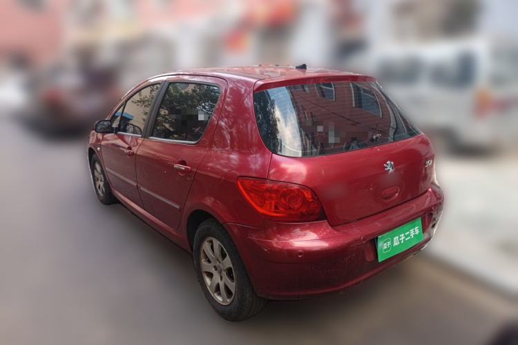 Used Peugeot 307 2010 Hatchback 1.6L Automatic Comfort Edition Rear Left 45 Deg