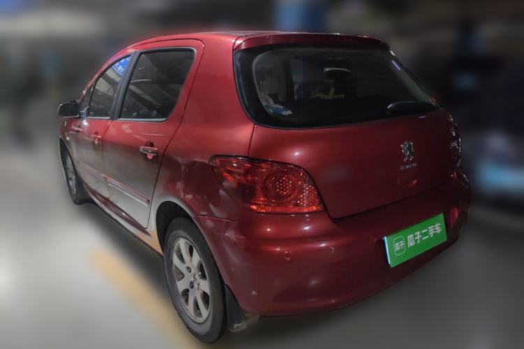 Used Peugeot 307 2010 Hatchback 1.6L Automatic Comfort Edition Rear Left 45 Deg