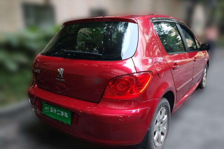 Used Peugeot 307 2010 Hatchback 1.6L Automatic Comfort Edition Rear Right 45 Deg