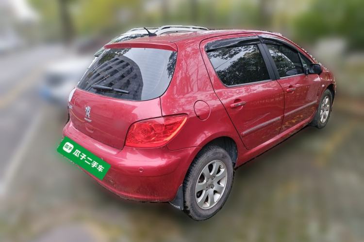 Used Peugeot 307 2010 Hatchback 1.6L Automatic Comfort Edition Rear Right 45 Deg