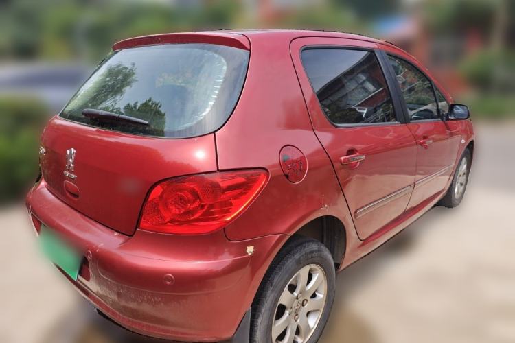 Used Peugeot 307 2010 Hatchback 1.6L Automatic Comfort Edition Rear Right 45 Deg