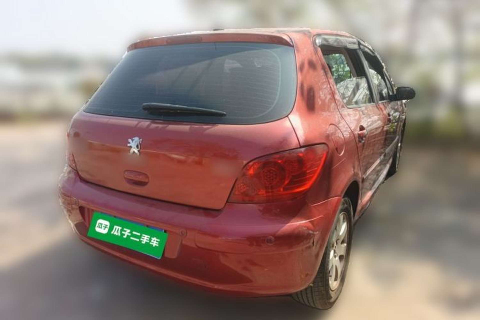Used Peugeot 307 2010 Hatchback 1.6L Manual Luxury Edition Rear Right 45 Deg