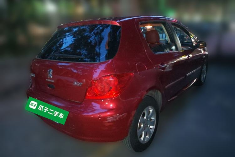 Used Peugeot 307 2010 Hatchback 1.6L Automatic Comfort Edition Rear Right 45 Deg