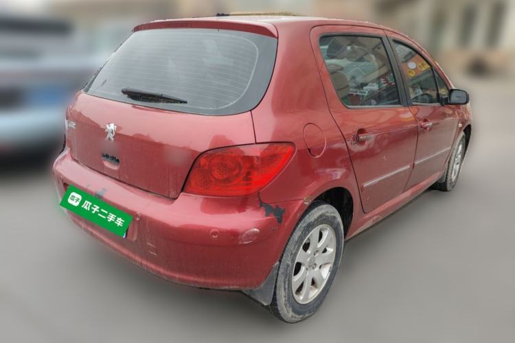Used Peugeot 307 2010 Hatchback 1.6L Manual Comfort Edition Rear Right 45 Deg