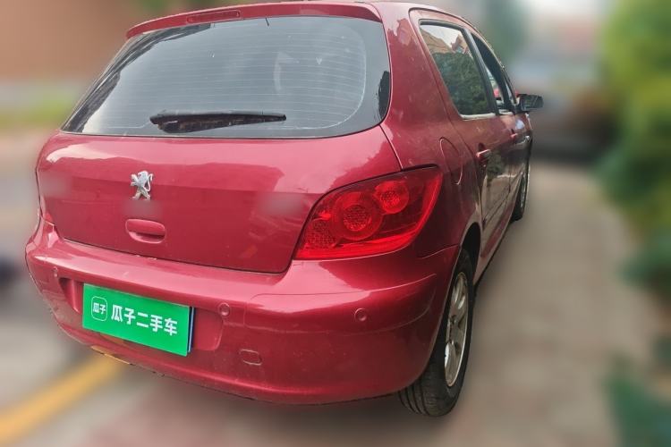 Used Peugeot 307 2010 Hatchback 1.6L Automatic Comfort Edition Rear Right 45 Deg