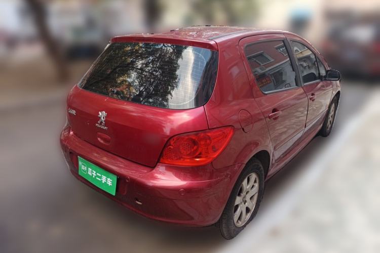 Used Peugeot 307 2010 Hatchback 1.6L Automatic Comfort Edition Rear Right 45 Deg