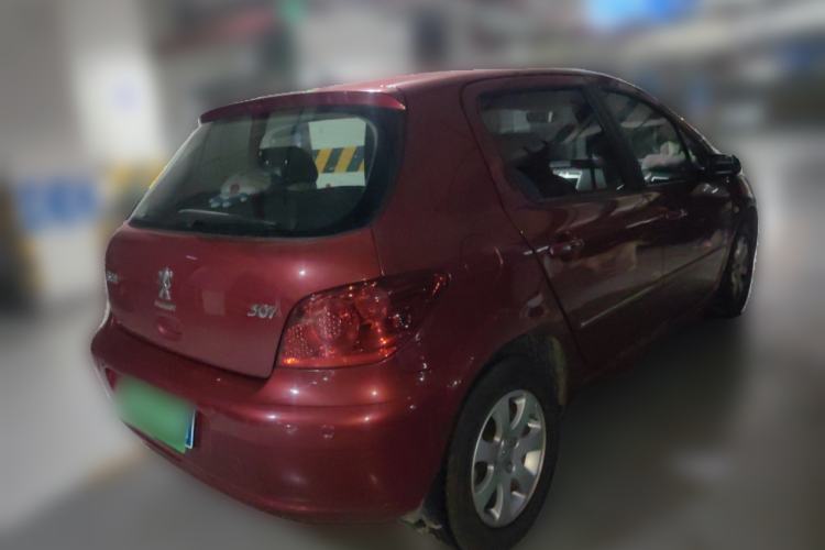 Used Peugeot 307 2010 Hatchback 1.6L Automatic Comfort Edition Rear Right 45 Deg
