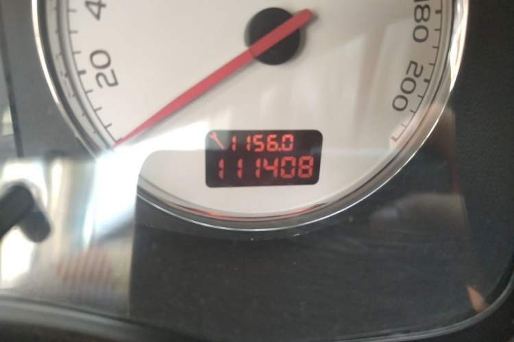 Used Peugeot 307 2010 Sedan 1.6L Manual Comfort Edition Odometer Close Up