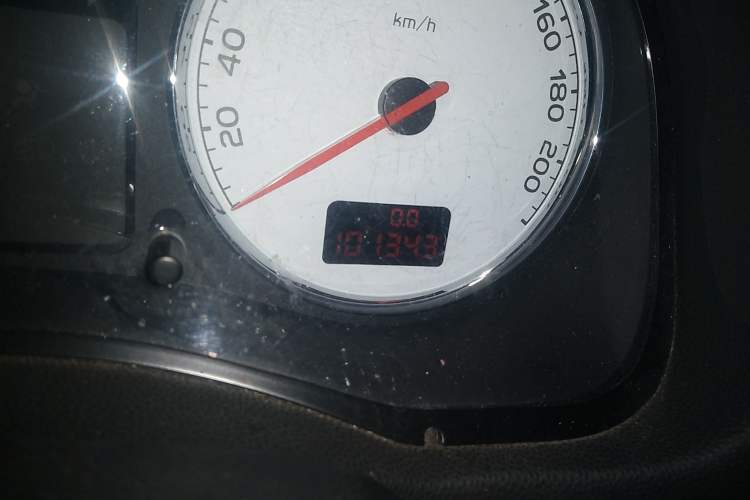 Used Peugeot 307 2010 Hatchback 1.6L Automatic Comfort Edition Odometer Close Up