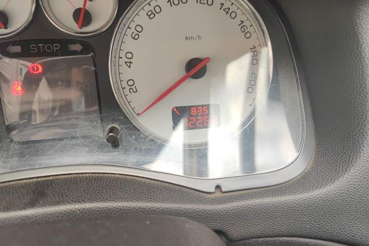 Used Peugeot 307 2010 Hatchback 1.6L Automatic Comfort Edition Odometer Close Up