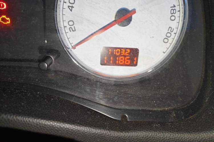 Used Peugeot 307 2010 Hatchback 1.6L Manual Comfort Edition Odometer Close Up