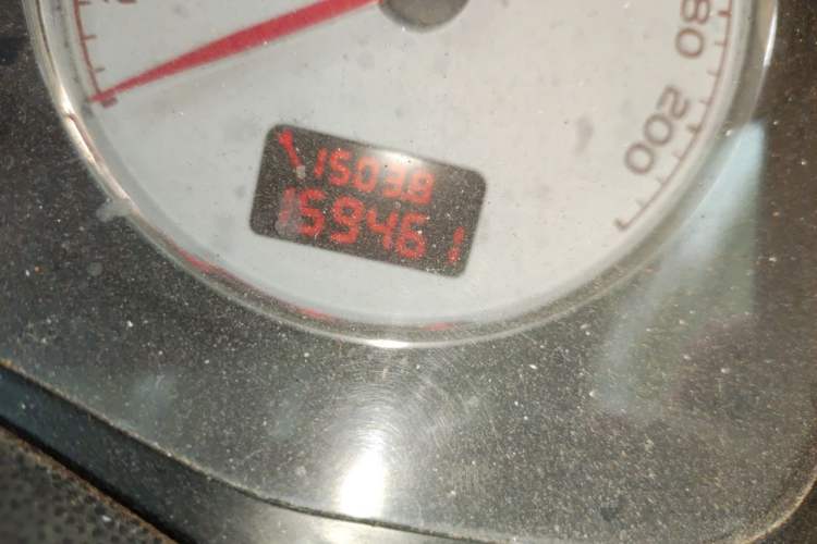 Used Peugeot 307 2010 Sedan 1.6L Manual Comfort Edition Odometer Close Up